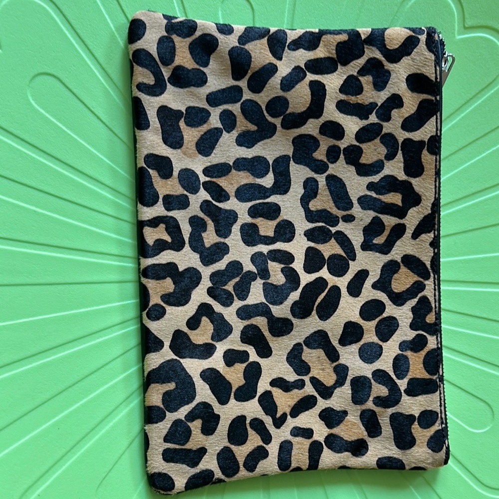 Leopard Print Clutch